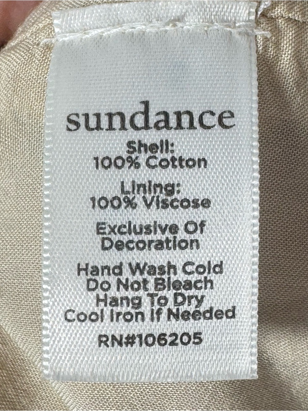 New Sundance Embroidered Floral Bloom Drop waist Midi Everyday Dress SZ L - Picture 7 of 8